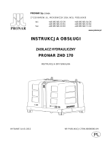 PRONAR ZHD170 Instrukcja obsługi