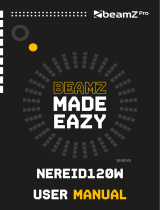 Beamz Nereid120W Outdoor Moving Head Beam Instrukcja obsługi