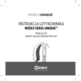 Widex UNIQUE U-FA 440 Instrukcja obsługi