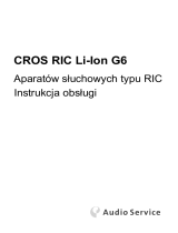 AUDIOSERVICE CROS RIC Li-Ion G6 instrukcja