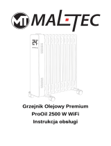 MALTEC Grzejnik Olejowy Termostat ProOil2500W WiFi Instrukcja obsługi