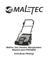 MALTEC Aerator Wertykulator Elektryczny MasterLawn-PRO2800 Instrukcja obsługi