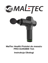 MALTEC Pistolet do Masażu Masażer 7w1 Instrukcja obsługi