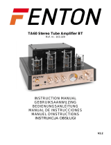 Fenton TA60 Hybrid Stereo Tube Amplifier BT Instrukcja obsługi