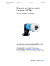 Endres+Hauser Proservo NMS80 Short Instruction