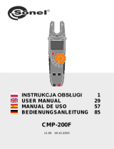 Sonel CMP-200F Instrukcja obsługi