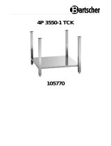 Bartscher 105770 Instrukcja obsługi