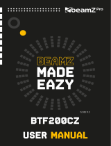 Beamz BTF200CZ Fresnel Zoom 200W LED RGBW Instrukcja obsługi