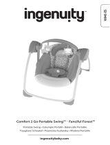 ingenuity Ingenuity Comfort 2 Go Compact Portable Baby Swing, Fanciful Forest Instrukcja obsługi