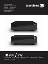 LD Systems TR212 Audio Line Transformer Instrukcja obsługi