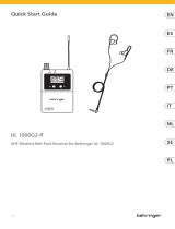 Behringer UL 1000G2-R Skrócona instrukcja obsługi