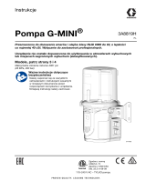 Graco 3A8819H, pompa G-MINI, instalacja, obsługa, konserwacja, naprawa Instrukcja obsługi