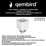 Gembird TSL-PS-S1M-01-W Instrukcja obsługi