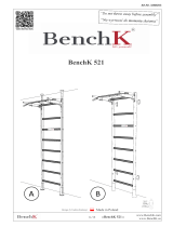 BenchK Country & Currency Settings Fitness-System "522B" Wall Bars Instrukcja obsługi