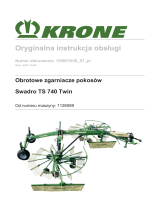 Krone BA Swadro TS 740 Twin Instrukcja obsługi