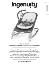 Kids2 Happy Belly Rock-to-Bounce- Massage Seat - Chambray Instrukcja obsługi