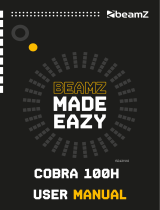 Beamz Cobra 100H Beam 100W Moving Head Instrukcja obsługi