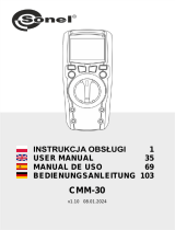 Sonel CMM-30 Instrukcja obsługi