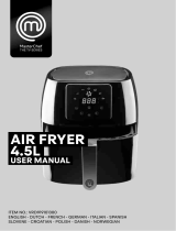 MasterChef MAN VRD919101300-2023-10464-Air-Fryer-4-5L-EU Instrukcja obsługi