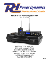 Power Dynamics PD810 Instrukcja obsługi