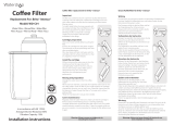 Waterdrop Coffee Filter Instrukcja obsługi