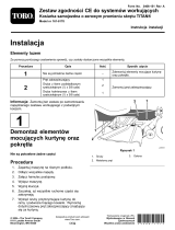 Toro CE Bagger Compliance Kit, Titan Zero Turn Riding Mower Instrukcja instalacji