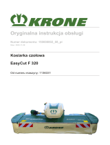 Krone BA EasyCut F 320 Instrukcja obsługi