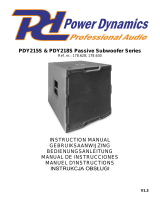Power Dynamics PDY218S Instrukcja obsługi