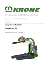 Krone BA EasyWrap 150 (BW202-10) Instrukcja obsługi