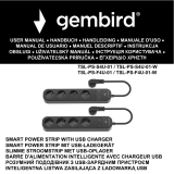 Gembird TSL-PS-F4U-01-W Instrukcja obsługi