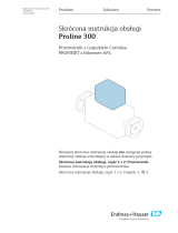 Endres+Hauser KA Proline 300 Short Instruction