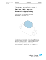 Endres+Hauser KA Proline 500 – digital Short Instruction