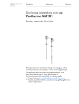 Endres+Hauser Prothermo NMT81 Short Instruction