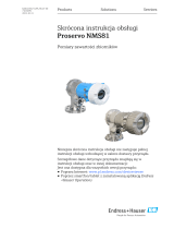 Endres+Hauser Proservo NMS81 Short Instruction