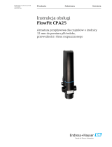 Endres+Hauser BA FlowFit CPA25 Instrukcja obsługi