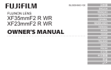 FUJINON X-Pro2   XF23mmF2 R WR Kit - Graphite Instrukcja obsługi