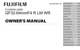 Fujifilm GF32-64mmF4 R LM WR Instrukcja obsługi