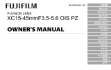 Fujifilm XC15-45mmF3.5-5.6 OIS PZ Lens Black Instrukcja obsługi