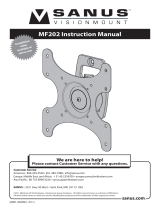 Sanus MF202 Instrukcja instalacji