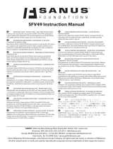 Sanus SFV49 Instrukcja instalacji