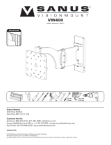 Sanus VM400 Instrukcja instalacji