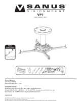 Sanus VP1 Instrukcja obsługi