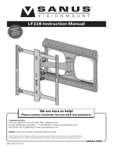 Sanus Systems TV Mount LF228 Instrukcja obsługi