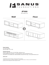 Sanus Indoor Furnishings JFV60 Instrukcja obsługi