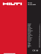 Hilti TE 50 / TE 50-AVR Instrukcja obsługi