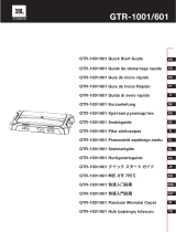 JBL GTR-1001 Skrócona instrukcja obsługi