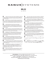 Sanus ML22 silver Instrukcja obsługi