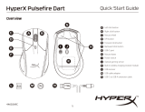 HyperX Pulsefire Dart (HX-MC006B) Instrukcja obsługi