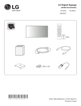LG 86UH5C-B Skrócona instrukcja instalacji