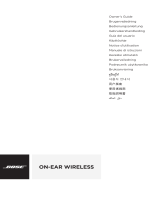 Bose on-ear wireless headphones Instrukcja obsługi